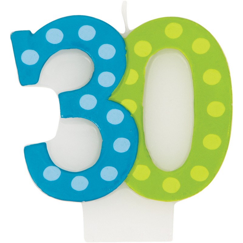 30 Yaş Puanlı Mum