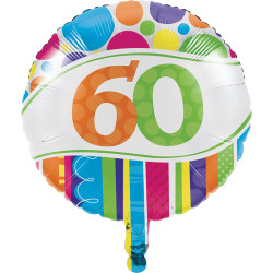  Parti Dünyası - 60 Yaş Folyo Balon
