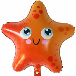 Parti Dünyası - Deniz Yıldızı Folyo Balon 50 cm