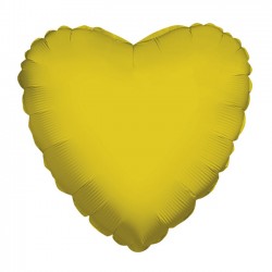 Parti Dünyası - Altın Kalp Folyo Balon 45 cm