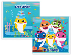 Parti Dünyası - Baby Shark Partisi Paçete 16 Lı Paket