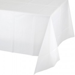Parti Dünyası - Beyaz Masa Örtüsü 274 cm X 137 cm ebadında
