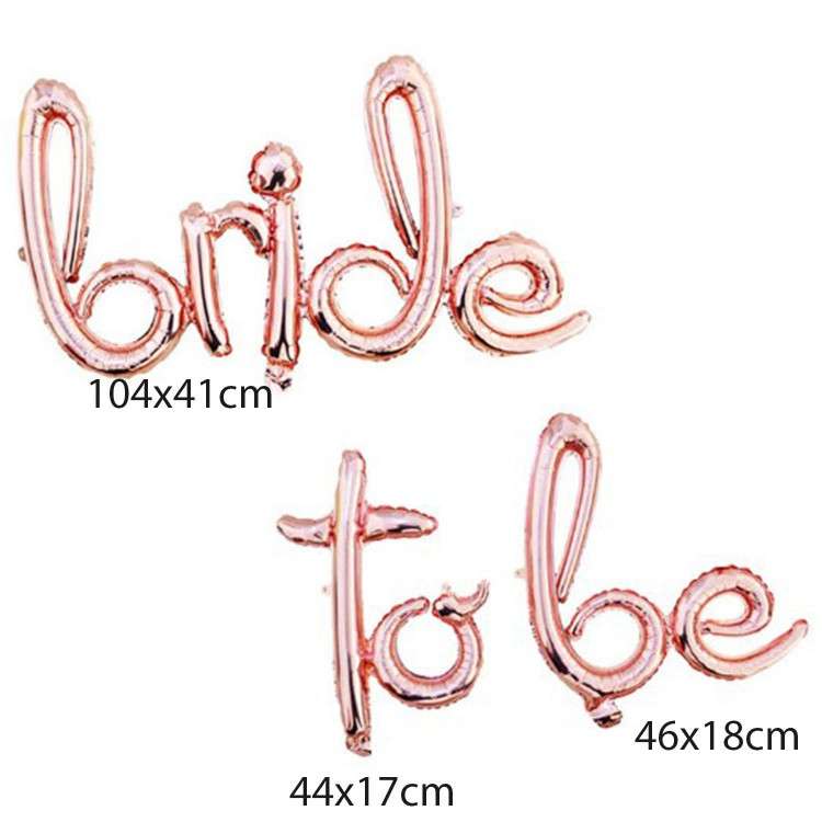 Bride to be Rose Gold Harf Folyo Balon