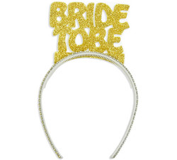 Parti Dünyası - Bride To Be Simli Gold Taç