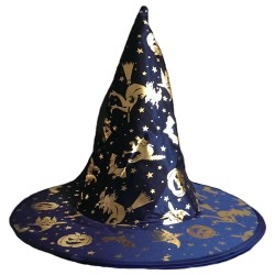 Parti Dünyası - Cadı Şapkası Altın veya Gümüş Çift Taraflı