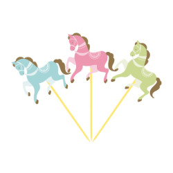 Carousel Partisi Atlı Karınca Şekilli 6 Lı Kürdan - 2