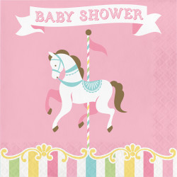 Parti Dünyası - Carousel Partisi Baby Shower Peçete 16 Adet