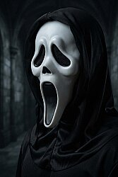 Çığlık Maske Beyaz