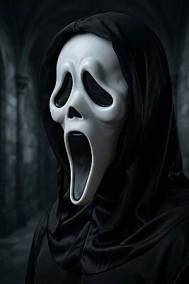 Çığlık Maske Beyaz - 1