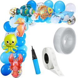 Parti Dünyası - Deniz Canlıları Zincir Balon Yapım Seti