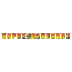 Parti Dünyası - Dinozor Land Happy Birthday Harf Afiş