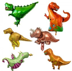 Parti Dünyası - Dinozorlar Folyo Balon Seti 6 lı