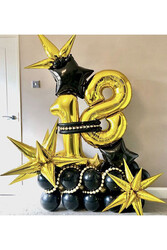  Parti Dünyası - Doğum Günü Balon Arajman Yaş Temalı Kutup Yıldızları