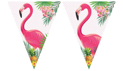 Parti Dünyası - Flamingo Bayrak Afiş 320 cm