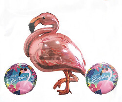 Parti Dünyası - Flamingo Folyo Balon Set 3 Adet