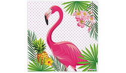Parti Dünyası - Flamingo Peçete 33x33 cm 16 Adet