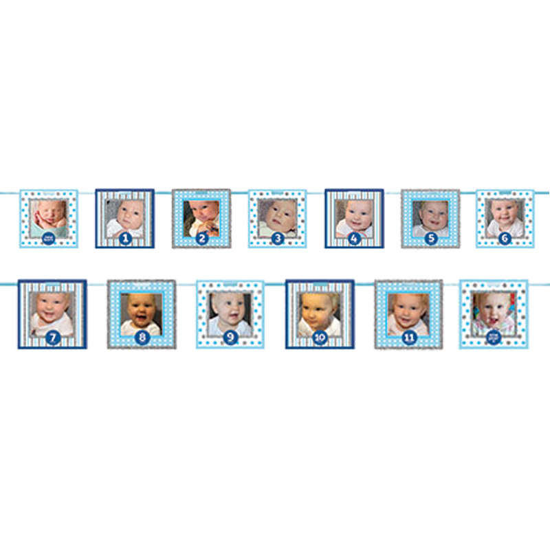 Fotoğraf Asılabilen Mavi Pırıltılı Çerçeveli Afiş