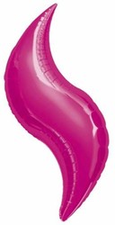 Deniz Kızı Kuyruğu Fuşya Renk Folyo Balon 2 Adet - 2