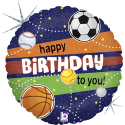 Parti Dünyası - Happy Birthday Toplar Folyo Balon 45 cm