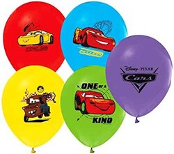 Parti Dünyası - Arabalar Cars Baskılı Latex Balon 8 Adet