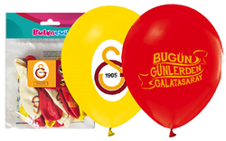 Parti Dünyası - Galatasaray Baskılı Latex Balon 12 Adet