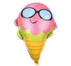 Parti Dünyası - Gözlüklü Külah Dondurma Folyo Balon