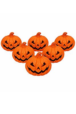 Halloween Bal Kabağı Figür 2'li Işıklı Pilli - 1
