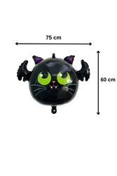 Halloween Folyo Balon Tombul Yarasa - 2