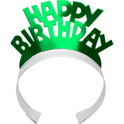 Happy Birthday Folyo Taçlar 4 Adet - 2