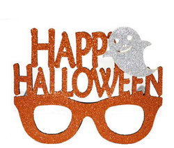  Parti Dünyası - Happy Halloween Turuncu Parti Gözlüğü