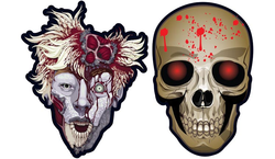  Parti Dünyası - Kanlı Kafatası 6 lı Maske