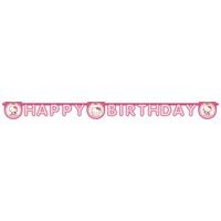 Parti Dünyası - Hello Kitty Happy Birthday Harf Afiş