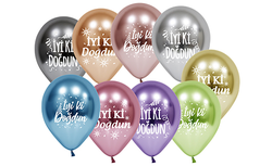 Parti Dünyası - İyi ki Doğdun Baskılı Krom Latex Balon 6 Adet