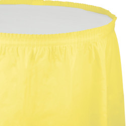 Parti Dünyası - Kanarya Sarısı Masa Eteği 74 x 426 cm