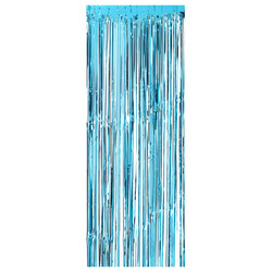 Parti Dünyası - Kapı Perdesi Mavi Renk 100 x 220 cm