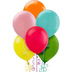Karışık Renkli 10 lu Latex Balon - 2