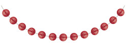Parti Dünyası - Kırmızı Mini Toplar Garlent 275 cm