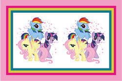Parti Dünyası - Pony Etiket 10,5 x 7 cm 12 Adet