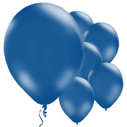 Lacivert 10 Adet Balon
