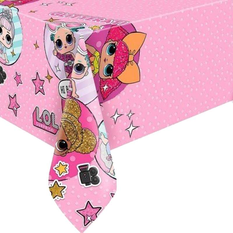 Lol Bebek Plastik Masa Örtüsü 120x180 Cm