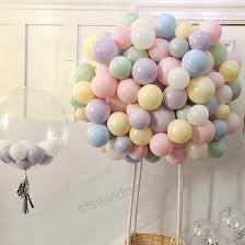 Makaron Karışık Renk 10 Lu latex Balon 12 inch - 2