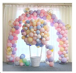 Makaron Soft Renkler Karışık Balon 10 Adet Normal Boy - 4