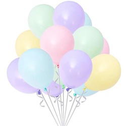 Makaron Soft Renkler Karışık Balon 10 Adet Normal Boy - 2