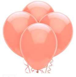Parti Dünyası - Makaron Somon Renk 10 Lu Latex Balon Normal Boy