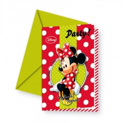 Parti Dünyası - Minnie Fashion Puanlı 6 lı Davetiye