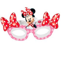 Parti Dünyası - Minnie Mouse Kırmızı 6 lı Maske