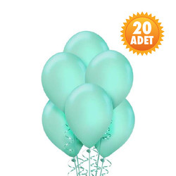 Parti Dünyası - Mint Yeşili 20 Li Latex Balon