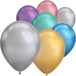 Parti Dünyası - Mirror Krom Balon Karışık Renkler 20 Adet