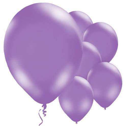 Mor Balon 10 Adet