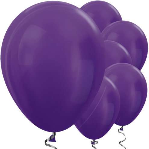 Mor METALİK 10 Adet  Balon